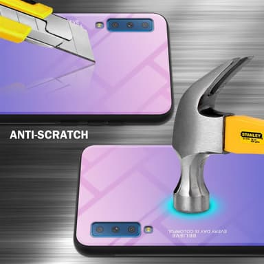 Samsung Galaxy A7 2018 Skal Fodral Case (Svart)