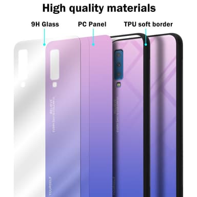Samsung Galaxy A7 2018 Skal Fodral Case (Svart)