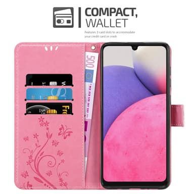 Samsung Galaxy A33 5G Plånboksfodral Skal (Rosa)