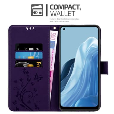 Realme 7 5G Plånboksfodral Skal (Lila)