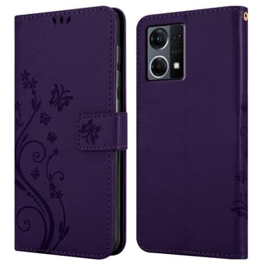 Realme 7 5G Plånboksfodral Skal (Lila)