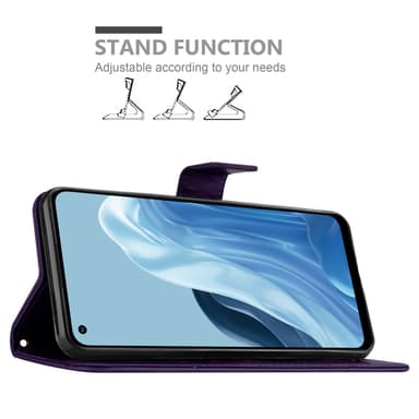 Realme 7 5G Plånboksfodral Skal (Lila)
