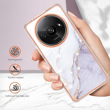 SKALO Xiaomi Redmi A3 Marmor TPU-skal - Motiv 3
