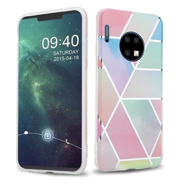 Huawei MATE 30 Plånboksfodral Skal (Rosa)