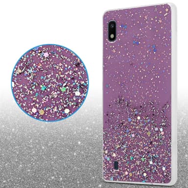Samsung Galaxy A10 / M10 Skal Fodral Case (Lila)