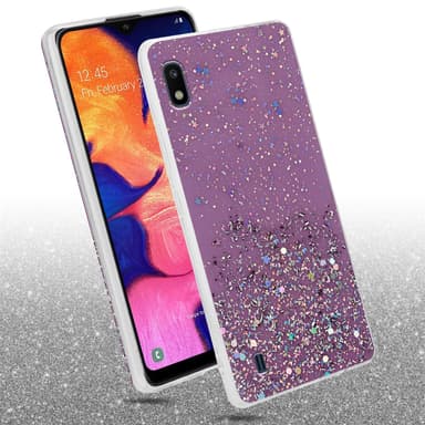 Samsung Galaxy A10 / M10 Skal Fodral Case (Lila)