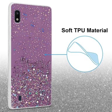 Samsung Galaxy A10 / M10 Skal Fodral Case (Lila)