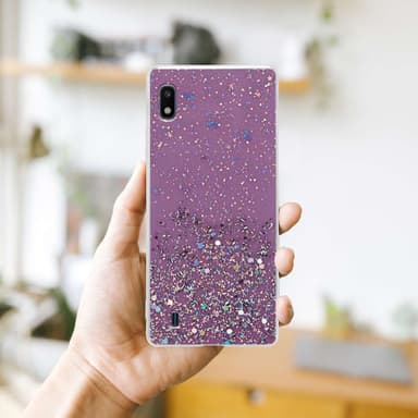 Samsung Galaxy A10 / M10 Skal Fodral Case (Lila)