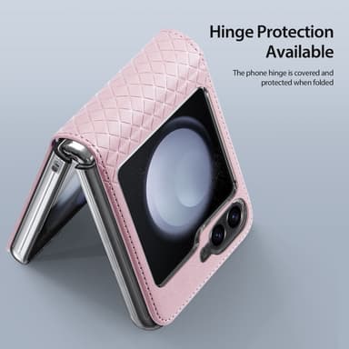 DUX DUCIS Samsung Z Flip6 Bril-Series Fold Skal - Rosa