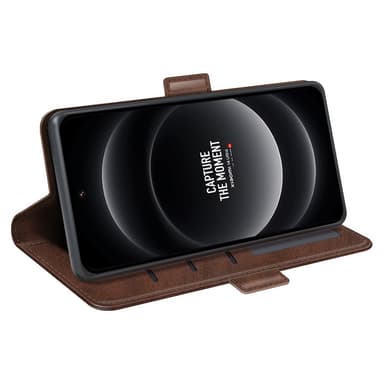 SKALO Xiaomi 14 Ultra 5G Premium Plånboksfodral - Brun