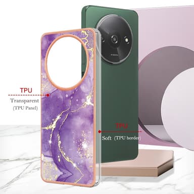 SKALO Xiaomi Redmi A3 Marmor TPU-skal - Motiv 2
