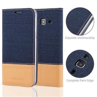 Samsung Galaxy J3 2016 Plånboksfodral Skal (Blå)