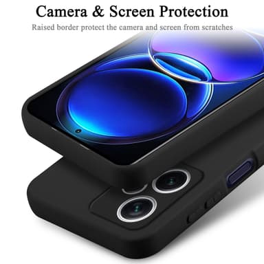 Redmi Note 12 Pro Plus 5G Skal Fodral Case (Svart)