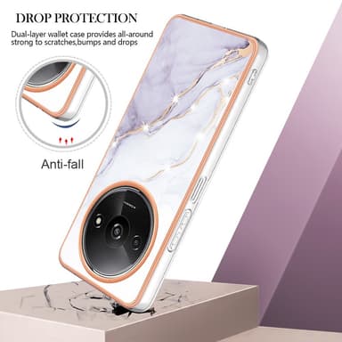 SKALO Xiaomi Redmi A3 Marmor TPU-skal - Motiv 3