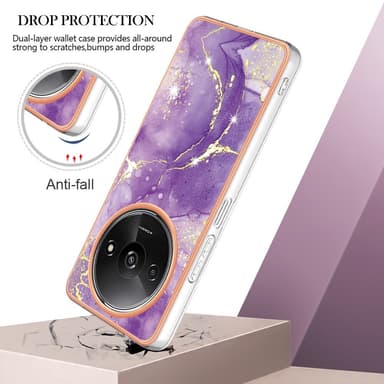 SKALO Xiaomi Redmi A3 Marmor TPU-skal - Motiv 2