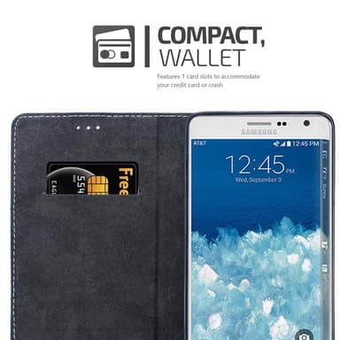 Samsung Galaxy NOTE EDGE Skal Fodral Case (Blå)