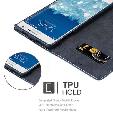 Samsung Galaxy NOTE EDGE Skal Fodral Case (Blå)