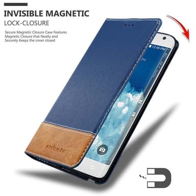 Samsung Galaxy NOTE EDGE Skal Fodral Case (Blå)