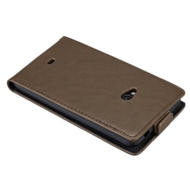 Nokia Lumia 625 Flipfodral Skal (Brun)