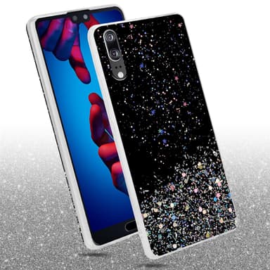 Huawei P20 Skal Fodral Case (Svart)