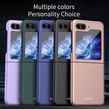 SKALO Samsung Z Flip6 Ultratunn Skin-touch Fold Skal - Lila