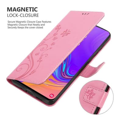 Samsung Galaxy A8s Plånboksfodral Skal (Rosa)