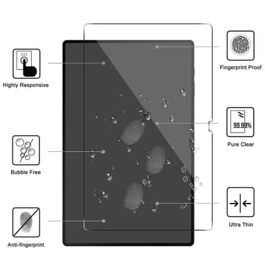 SKALO Samsung Tab S8 Ultra Skärmskydd i Härdat glas