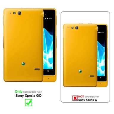 Sony Xperia GO Skal Fodral Case (Lila)
