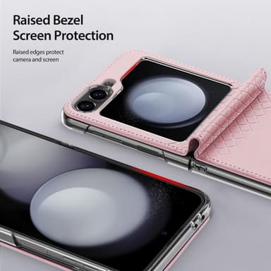 DUX DUCIS Samsung Z Flip6 Bril-Series Fold Skal - Rosa