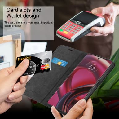 Motorola MOTO G42 Skal Fodral Case (Svart)
