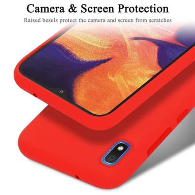 Samsung Galaxy A10 / M10 Skal Fodral Case (Röd)