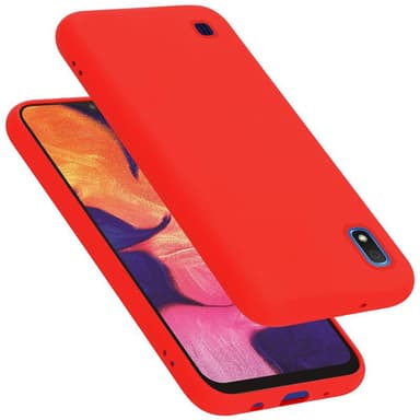 Samsung Galaxy A10 / M10 Skal Fodral Case (Röd)