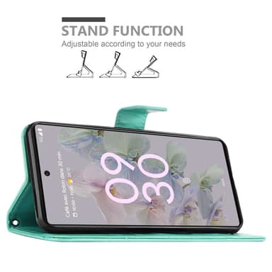 iPhone 15 PLUS Plånboksfodral Skal (Blå)