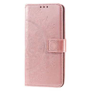 SKALO Motorola Edge 50 Fusion Mandala Plånboksfodral - Roséguld