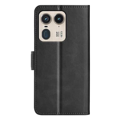 SKALO Motorola Edge 50 Ultra Premium Cut Plånboksfodral - Svart