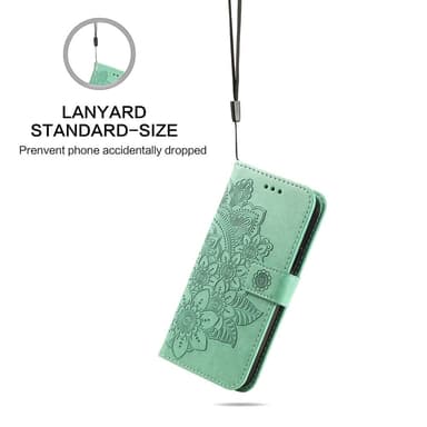 SKALO OnePlus Nord CE4 Lite 5G Mandala Plånboksfodral - Turkos