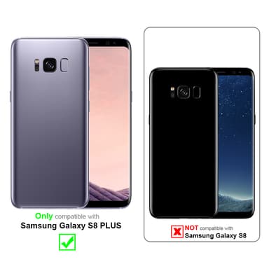 Samsung Galaxy S8 PLUS Skal Fodral Case (Svart)