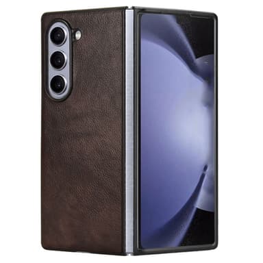 SKALO Samsung Z Fold6 PU-Läder Skal - Brun