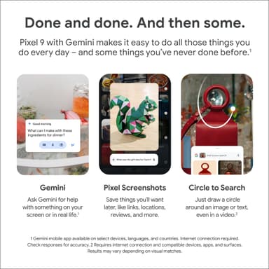 Google Pixel 9 5G smartphone 12/256GB (vintergrön)