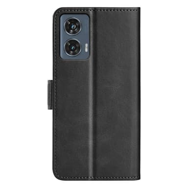SKALO Motorola Edge 50 Fusion Premium Cut Plånboksfodral - Svart