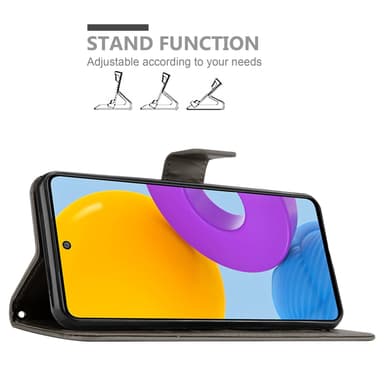 Samsung Galaxy M52 5G Plånboksfodral Skal (Grå)