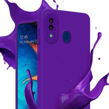 Samsung Galaxy A20 / A30 / M10s Skal Fodral Case (Lila)