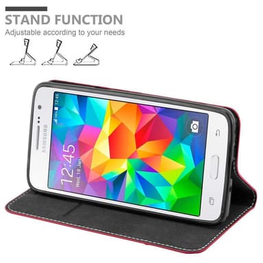 Samsung Galaxy GRAND PRIME Skal Fodral Case (Röd)