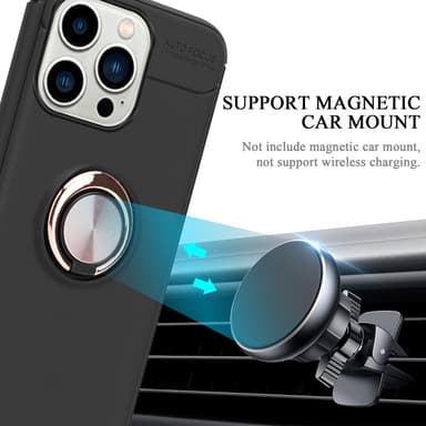 iPhone 14 PRO MAX Skal Fodral Case (Svart)