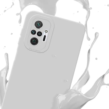 Xiaomi RedMi NOTE 10 PRO Skal Fodral Case (Vit)