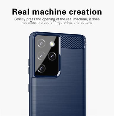 Samsung Galaxy S21 ULTRA Skal Fodral Case (Blå)