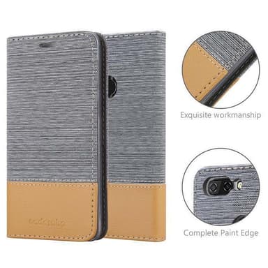 ZTE Blade V9 Plånboksfodral Skal (Grå)