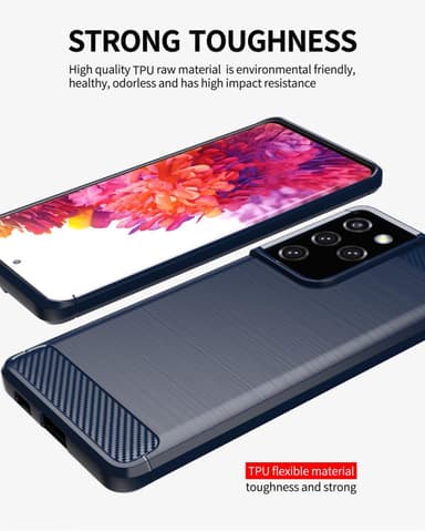 Samsung Galaxy S21 ULTRA Skal Fodral Case (Blå)