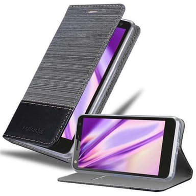 Motorola MOTO X3 Plånboksfodral Skal (Grå)