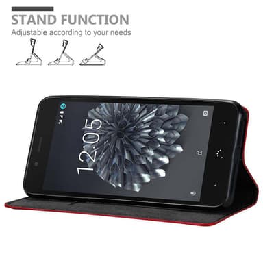 BQ Aquaris X5 PLUS Skal Fodral Case (Röd)
